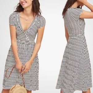 EUC Anthropologie Maeve Paladino Faux Wrap Dress Medium